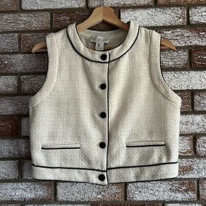 Ralph Lauren Beige Button-Up Vest